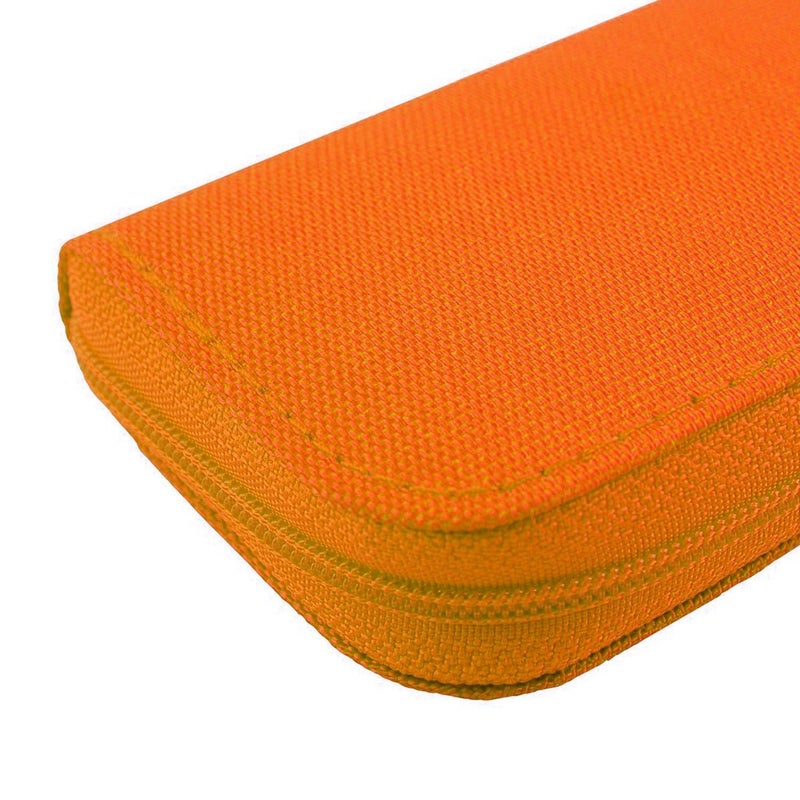 JCSMARTEC Memory Card Case - Carrying Case Suitable for Micro SD, Mini SD and 4X CF, Card Holder Bag Wallet for Media Storage Organization (Orange) - Image 5